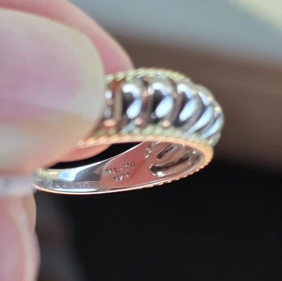 New Annika Witt Sterling Silver Ring Size 8 - Picture 5 of 6
